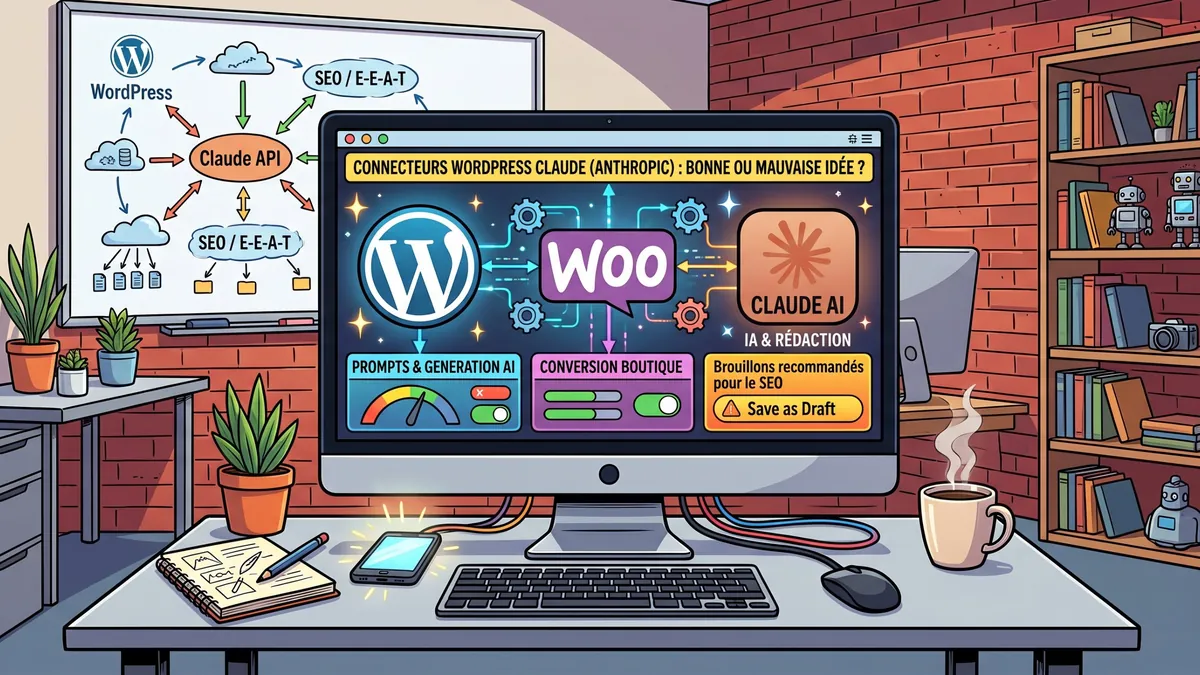 Connecteurs WordPress pour Claude (Anthropic) : fausse bonne idée ou atout SEO ?