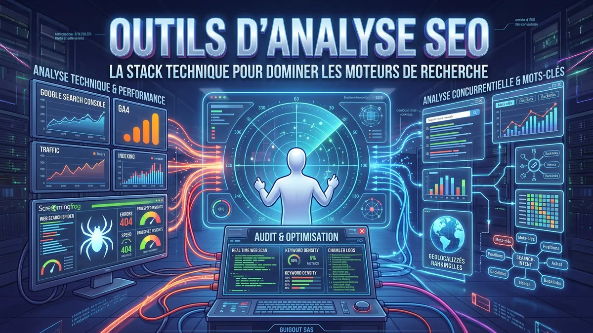 Outils d'analyse SEO : la stack technique pour dominer les moteurs de recherche
