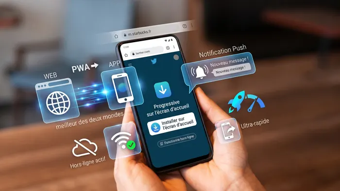 La PWA (Progressive Web App) : le meilleur des deux mondes entre site web et application mobile