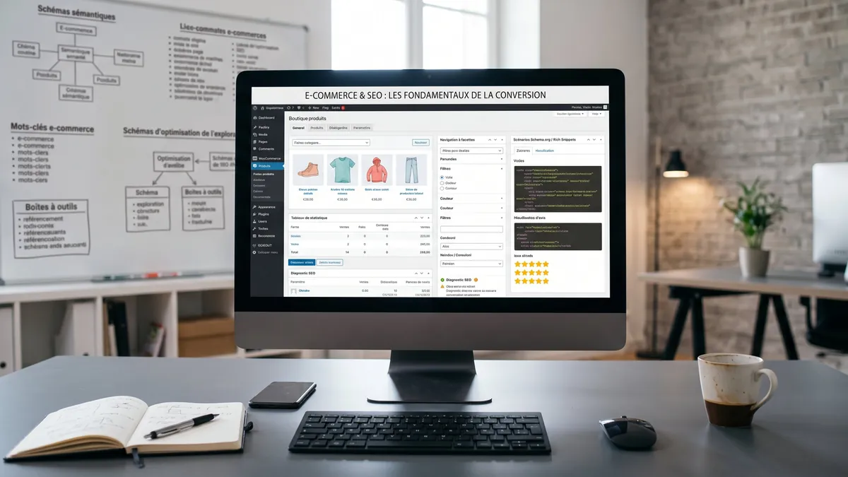SEO e-commerce : les 4 piliers pour transformer votre catalogue WooCommerce en machine à vendre