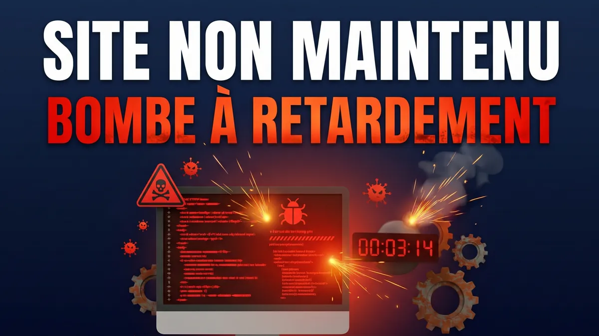 Le coût de l'inaction : pourquoi un site web non maintenu est une bombe à retardement