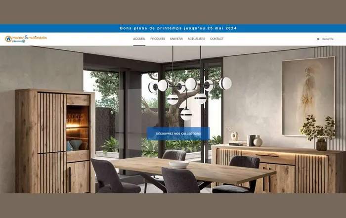 Site internet E.Leclerc Maison & Multimédia réalisé par GUIGOUT SAS
